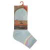 Conjunto de 2 pares de meias Trail Quarter para mulher