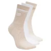Conjunto de 3 pares de meias baixas femininas Varsity