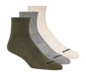 Conjunto de 3 pares de meias curtas de algodão para rapazes