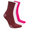 Conjunto de 3 pares de meias curtas femininas Half Terry