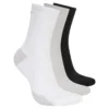 Conjunto de 3 pares de meias curtas femininas Half Terry