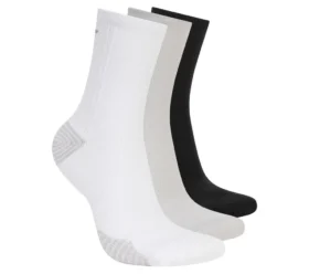 Conjunto de 3 pares de meias curtas femininas Half Terry