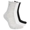 Conjunto de 3 pares de meias curtas femininas Lettuce