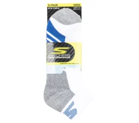 Conjunto de 3 pares de meias curtas masculinas em malha felpuda