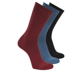 Conjunto de 3 pares de meias curtas masculinas refletoras de alto desempenho em tecido felpudo Conjunto de 3 pares de meias curtas masculinas refletoras de alto desempenho em tecido felpudo