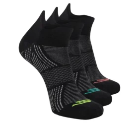 Conjunto de 3 pares de meias de cano curto com padrão para homem