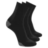 Conjunto de 3 pares de meias de corrida de cano alto para homem