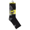 Conjunto de 3 pares de meias de corrida de cano alto para homem