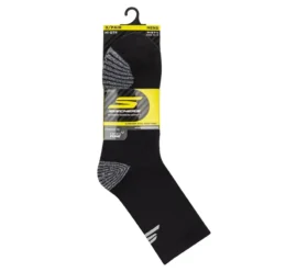 Conjunto de 3 pares de meias de corrida de cano alto para homem