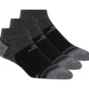 Conjunto de 3 pares de meias de corrida de cano baixo para mulher