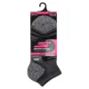 Conjunto de 3 pares de meias de corrida de cano baixo para mulher