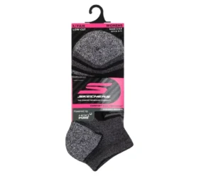 Conjunto de 3 pares de meias de corrida de cano baixo para mulher