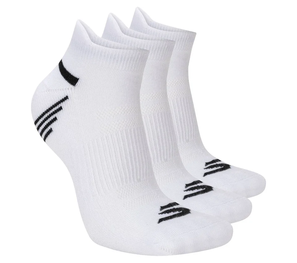 Conjunto de 3 pares de meias de golfe de corte baixo para mulher Conjunto de 3 pares de meias de golfe de corte baixo para mulher