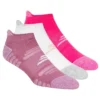 Conjunto de 3 pares de meias de pickleball de desempenho para mulher Conjunto de 3 pares de meias de pickleball de desempenho para mulher