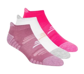 Conjunto de 3 pares de meias de pickleball de desempenho para mulher Conjunto de 3 pares de meias de pickleball de desempenho para mulher