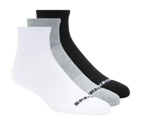 Conjunto de 3 pares de meias desportivas de cano curto Conjunto de 3 pares de meias desportivas de cano curto