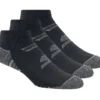 Conjunto de 3 pares de meias masculinas de cano curto em malha felpuda Conjunto de 3 pares de meias masculinas de cano curto em malha felpuda