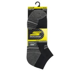 Conjunto de 3 pares de meias masculinas de cano curto em malha felpuda