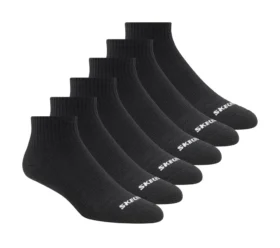 Conjunto de 6 pares de meias Core Quarter Medium Conjunto de 6 pares de meias Core Quarter Medium