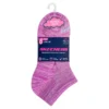 Conjunto de 6 pares de meias curtas com riscas coloridas para meninas Conjunto de 6 pares de meias curtas com riscas coloridas para meninas
