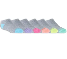 Conjunto de 6 pares de meias de corte baixo para caminhada Conjunto de 6 pares de meias de corte baixo para caminhada