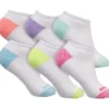 Conjunto de 6 pares de meias de corte baixo para caminhada Conjunto de 6 pares de meias de corte baixo para caminhada