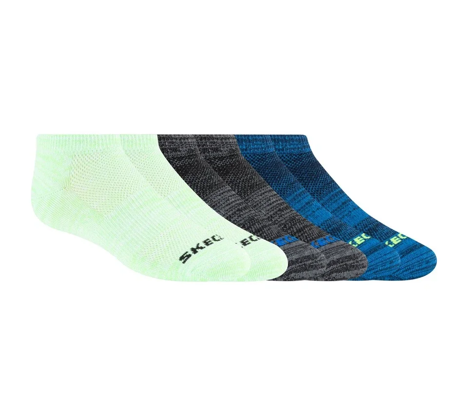 Conjunto de 6 pares de meias de corte baixo sem tecido felpudo Conjunto de 6 pares de meias de corte baixo sem tecido felpudo