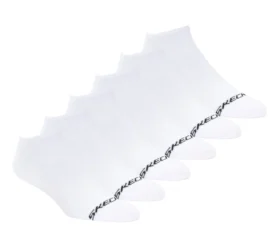 Conjunto de 6 pares de meias invisíveis de algodão para homem