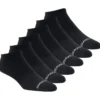 Conjunto de 6 pares de meias invisíveis de algodão para homem Conjunto de 6 pares de meias invisíveis de algodão para homem