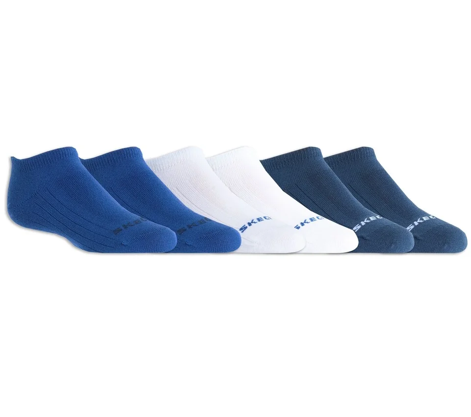 Conjunto de 6 pares de meias invisíveis sem felpa Conjunto de 6 pares de meias invisíveis sem felpa