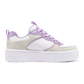 Court High “Branco Bege Roxo”