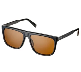 Óculos de sol com armação quadrada e lentes brilhantes