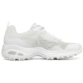 D’ Lites 1.0 Sapatos Baixos de Moda com Solado Grosso Branco