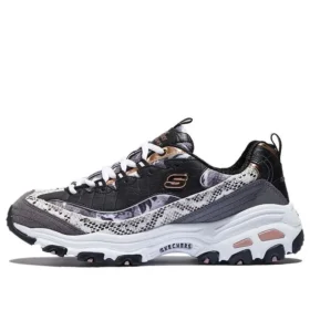 D”Lites – Sapatos baixos Daddy prontos para a passerelle Preto/Roxo