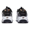 D”Lites – Sapatos baixos Daddy prontos para a passerelle Preto/Roxo
