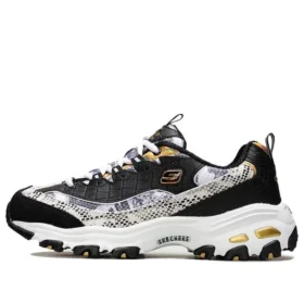 D”Lites – Sapatos baixos estilo “daddy” prontos para a passerelle Preto/Branco