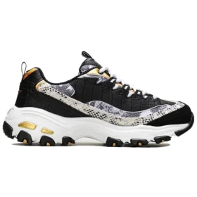 D”Lites – Sapatos baixos estilo “daddy” prontos para a passerelle Preto/Branco