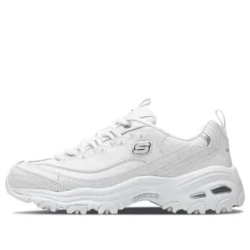 D’ Lites Sapatos Daddy “Branco Prateado”
