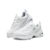 D’ Lites Sapatos Daddy “Branco Prateado”