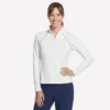 Fairway de manga comprida com fecho de 1/4 Fairway de manga comprida com fecho de 1/4