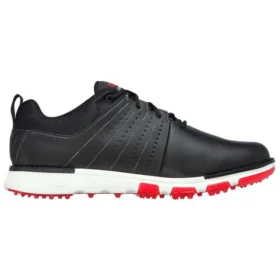 Go Golf Elite Tour Sl Cozy Sapatos Preto Vermelho