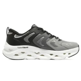 Go Run Swirl Tech Glide-Step Hyper Burst “Preto Cinza Branco”