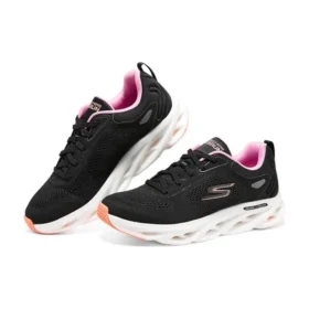 Go Run Swirl Tech “Preto Branco Rosa”