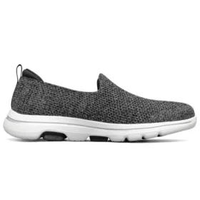 Go Walk 5 Loafers Cinza/Branco