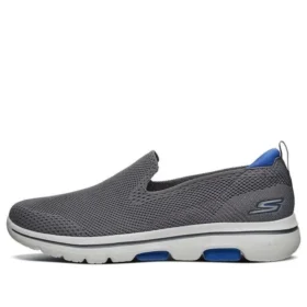 Go Walk 5 Mocassins Baixos Cinza