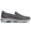Go Walk 5 Mocassins Baixos Cinza