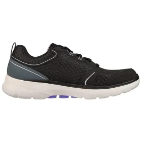 Go Walk 6 Low-Top Preto/Roxo