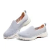 Go Walk 6 Slip In Fabulous View “Cinza Claro Rosa”