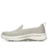 Go Walk Arch Fit “Cinza Vermelho Branco”