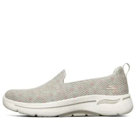 Go Walk Arch Fit “Cinza Vermelho Branco”